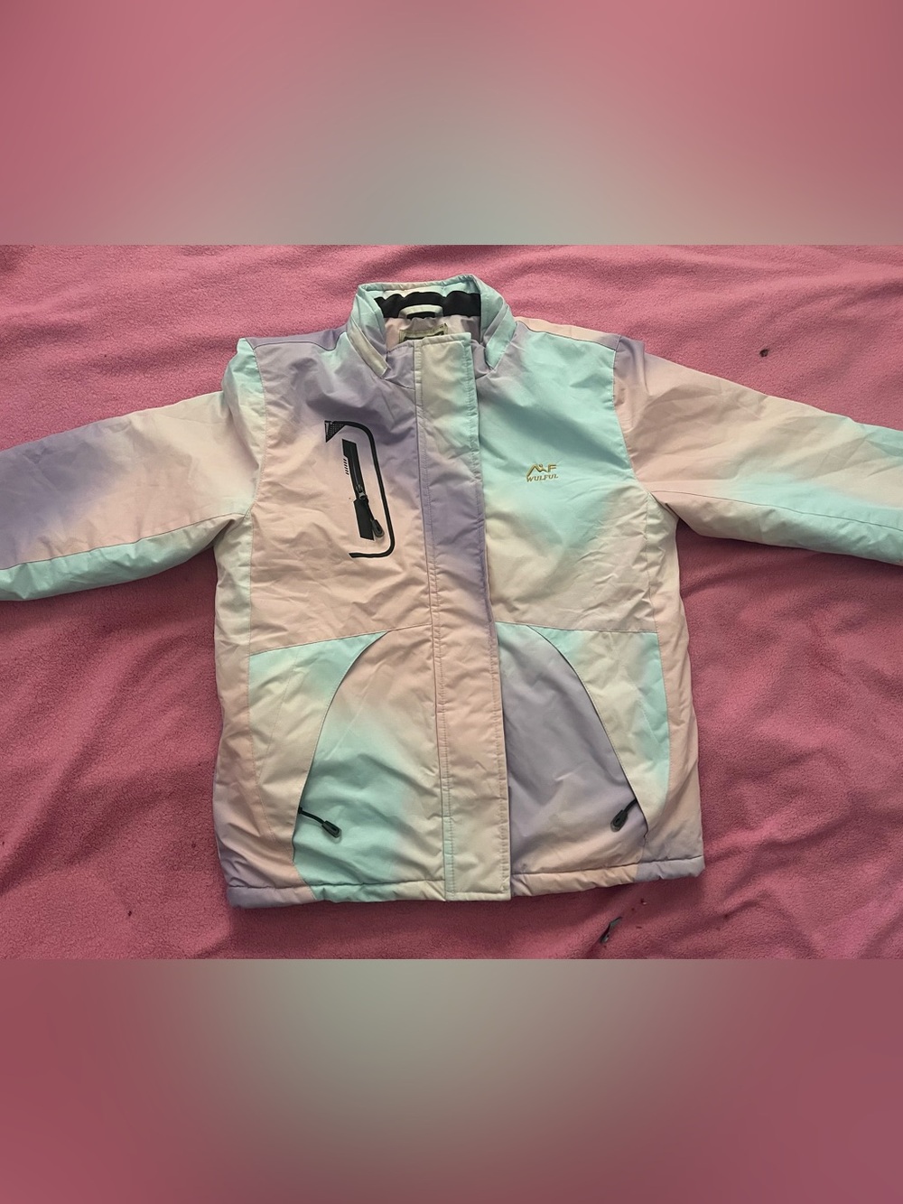 Kids' Pastel Multi-Color Insulated Puffer Jacket